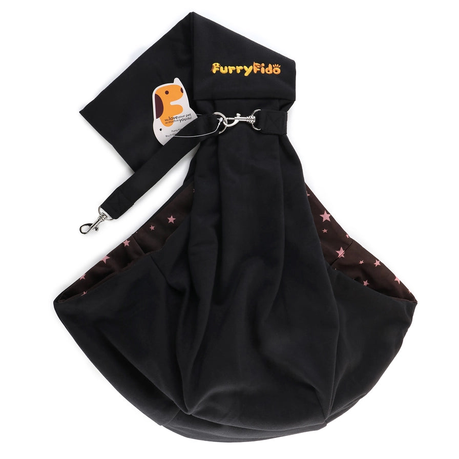 Bæreveske til hund - svart