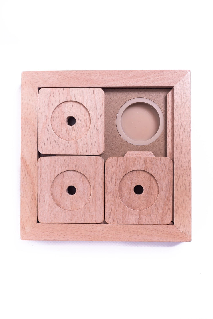 Hjernetrim for hund og katt - Sudoku 3 brikker