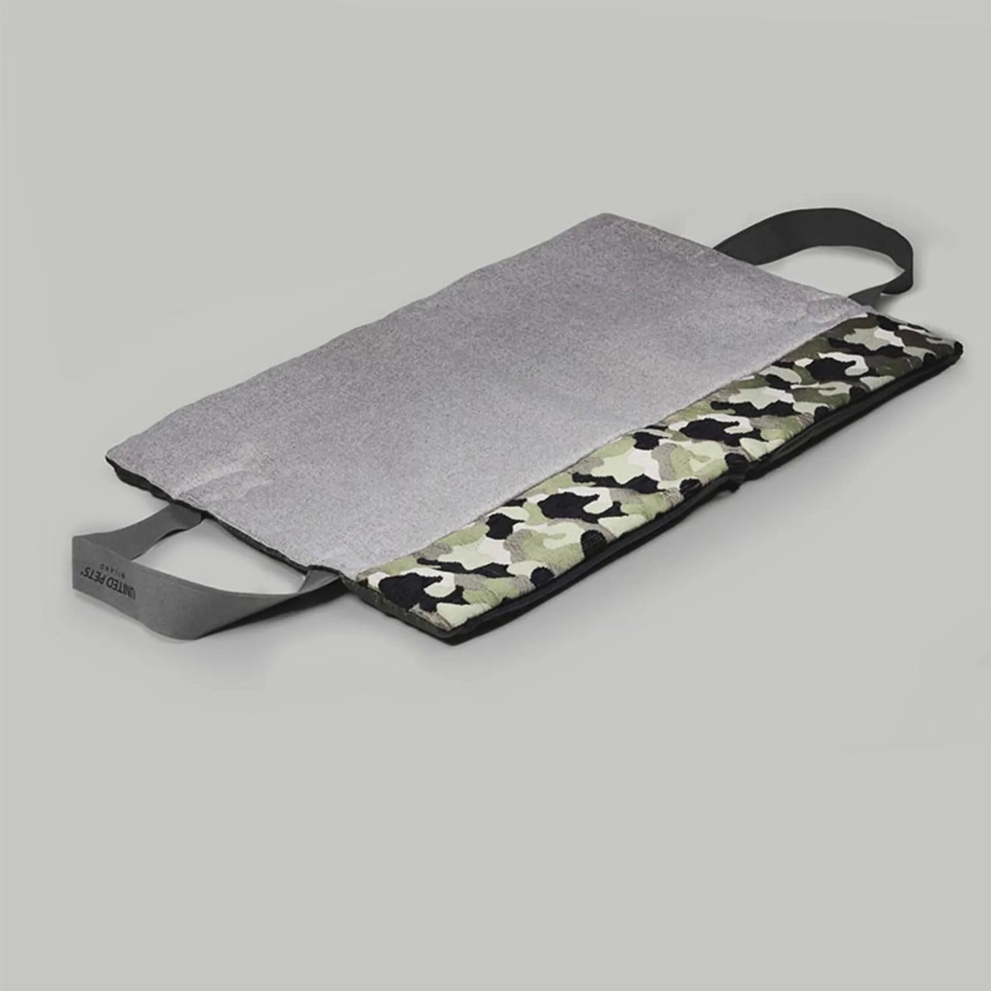 Sammenleggbar reiseseng til hund grå/grønn - Dyrekompaniet