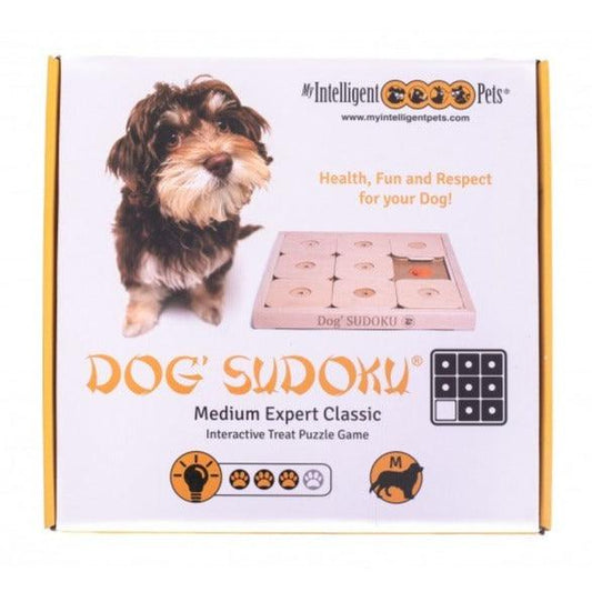 Hjernetrim hund - Sudoku 8 brikker natur - Dyrekompaniet