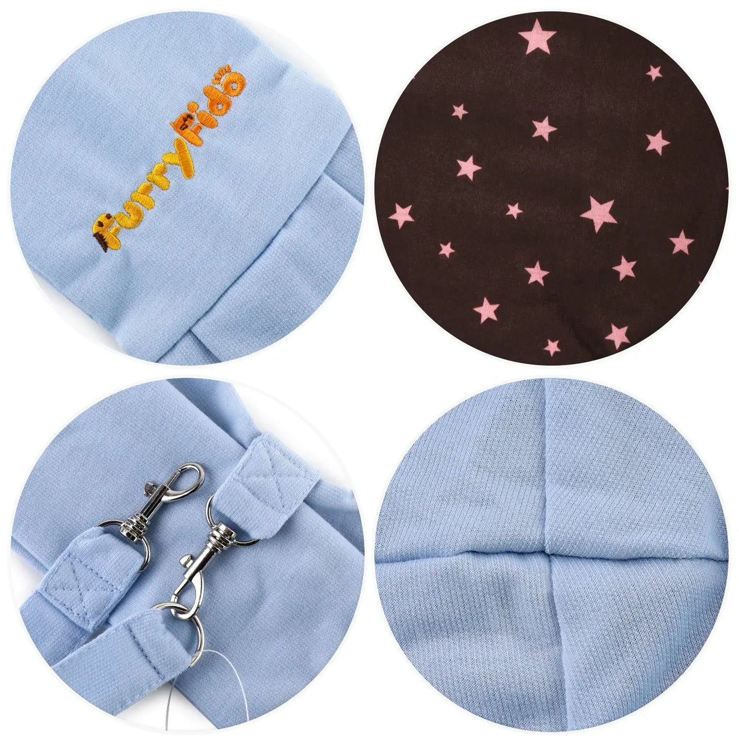 Bæreveske til hund - blå - Dyrekompaniet