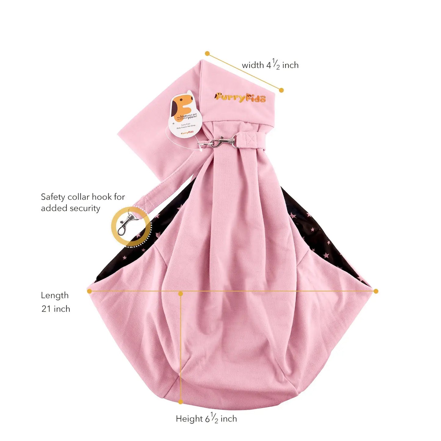 Bæreveske til hund - rosa - Dyrekompaniet