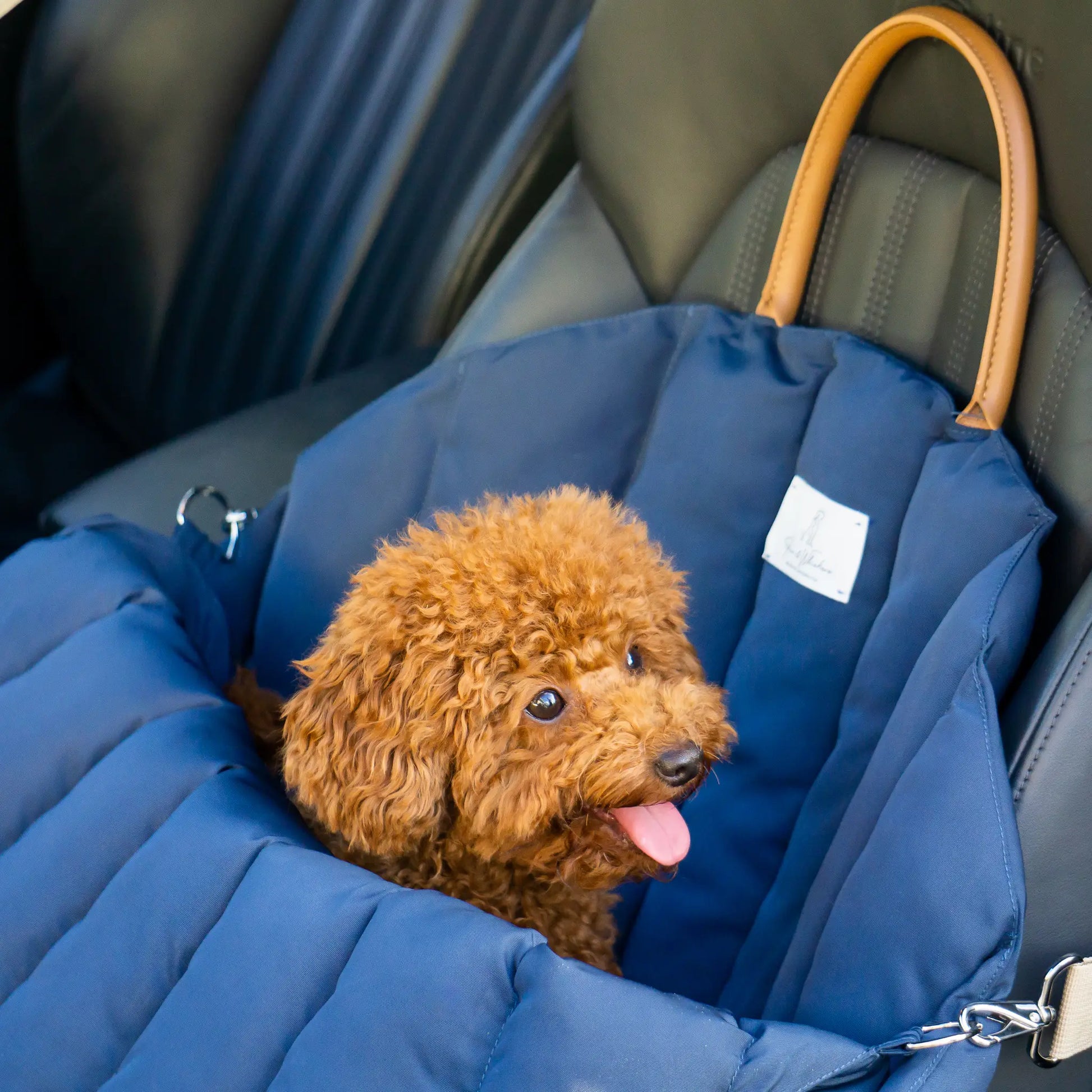 Bilsete til hund - mørk blå - Dyrekompaniet