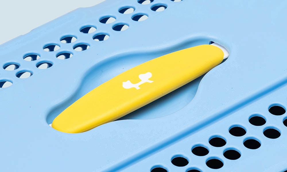 Bur til små hunder og katter burgunder/grå - Dyrekompaniet