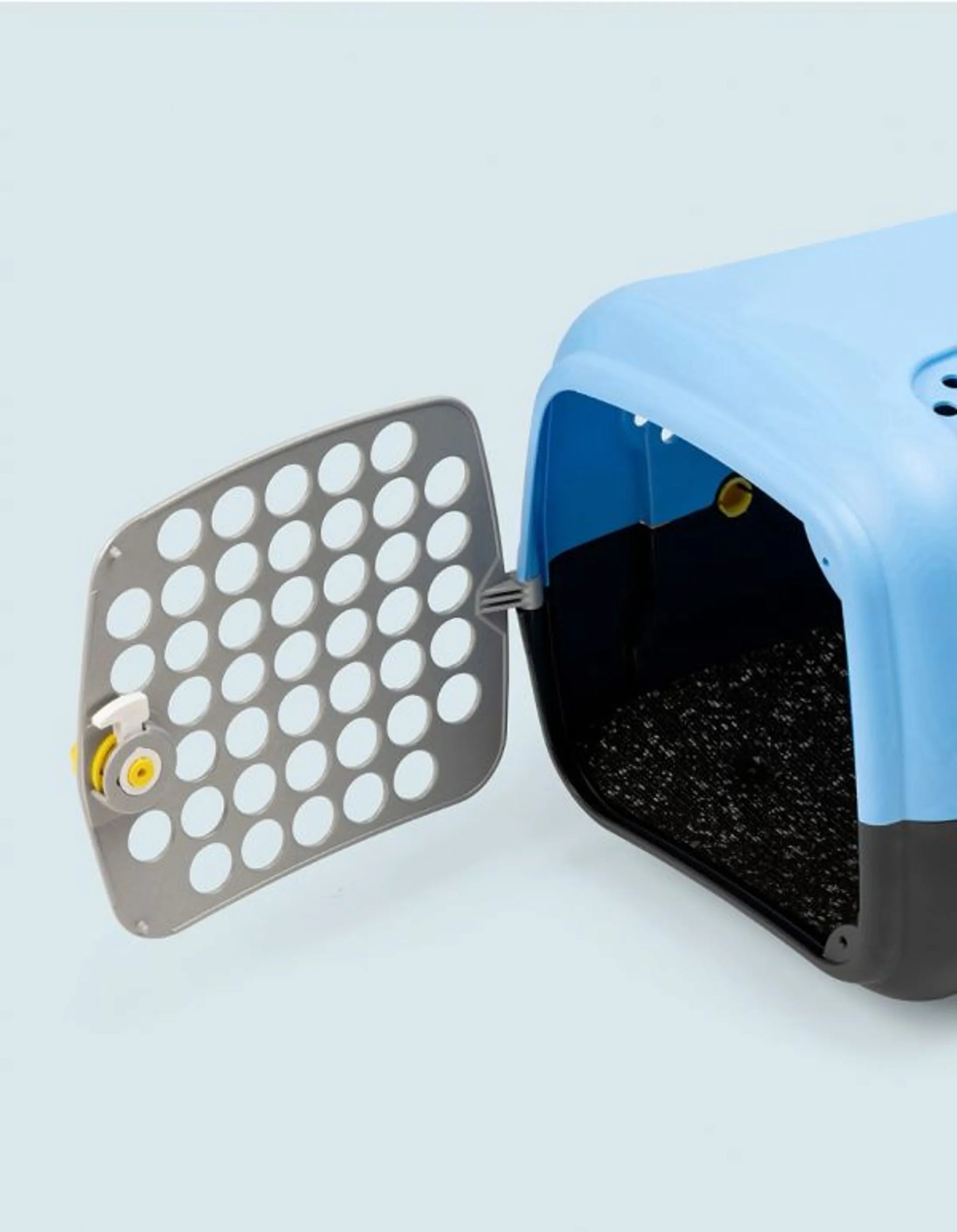 Bur til små hunder og katter blå/grå - Dyrekompaniet