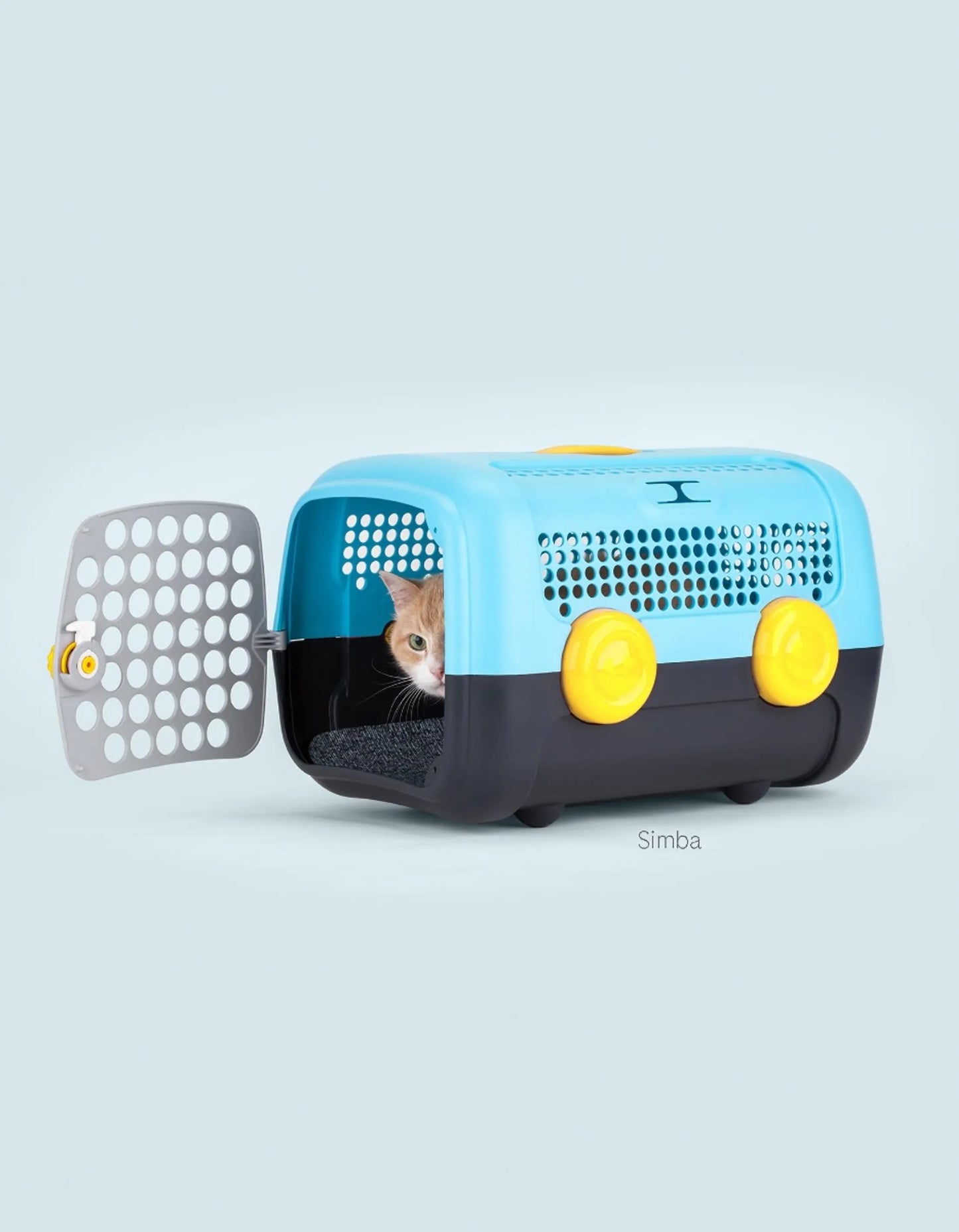 Bur til små hunder og katter burgunder/grå - Dyrekompaniet