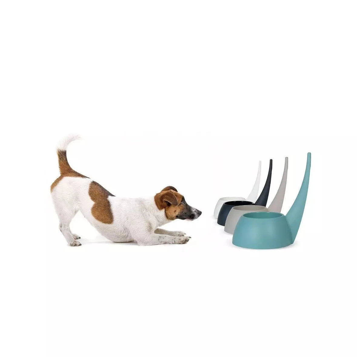 Hundeskål til hund med lange ører - blå - Dyrekompaniet