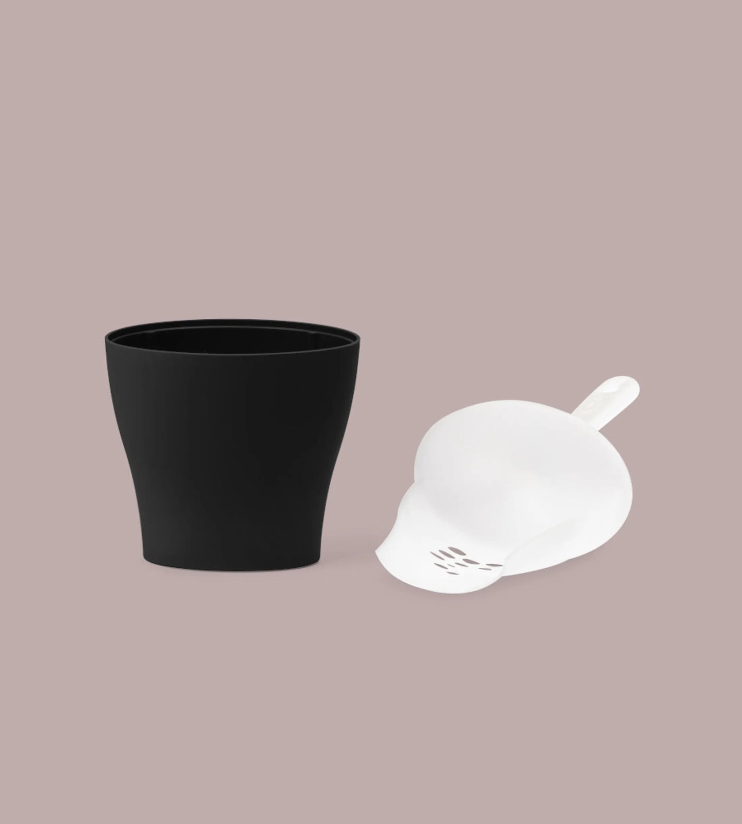 Hygienisk spade til kattesand - svart - Dyrekompaniet