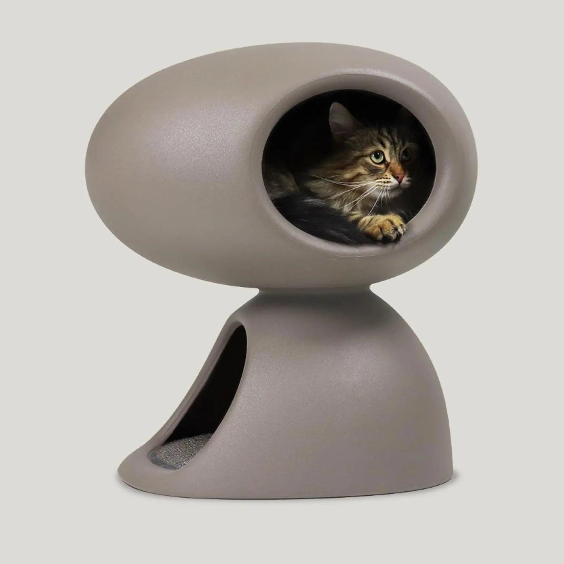 Katteseng med klorematte grå - Dyrekompaniet