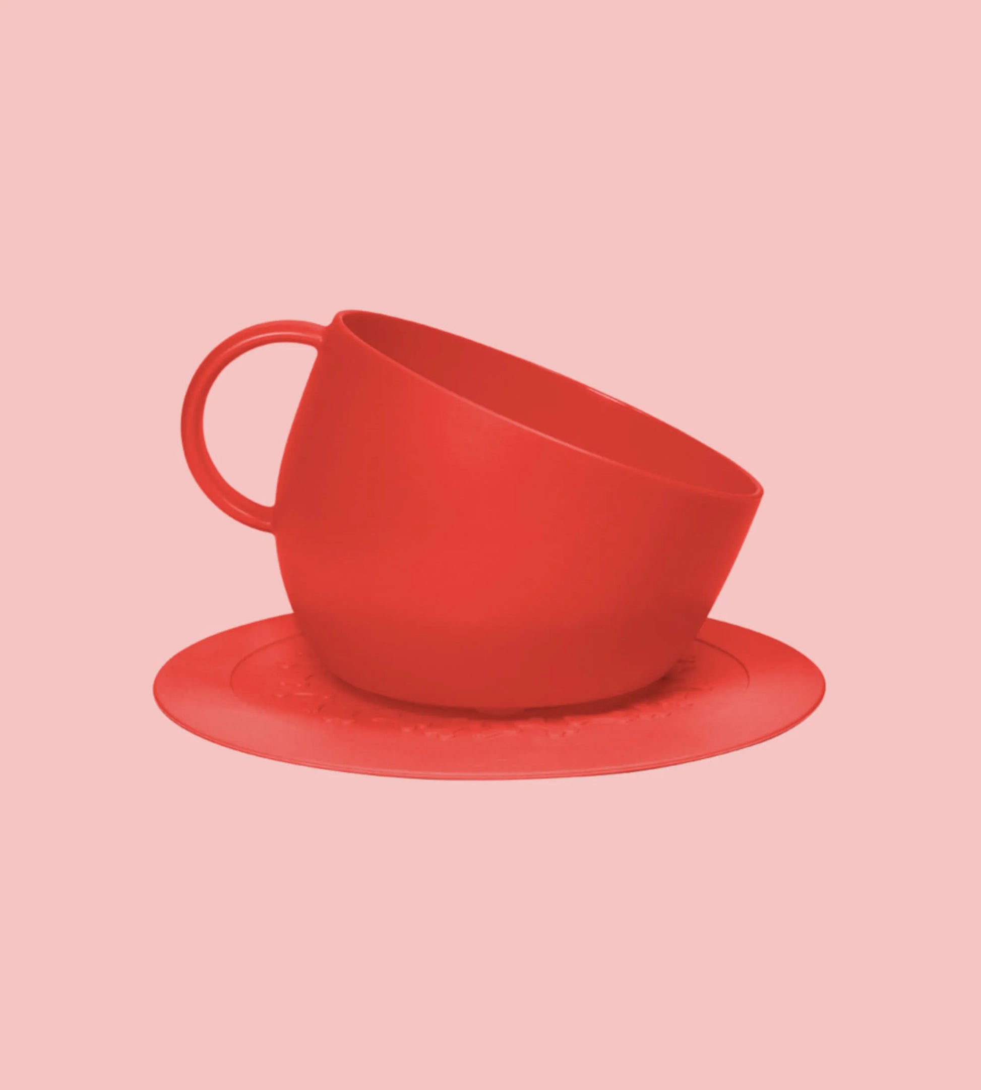 Kopp og skål til hund - rød - Dyrekompaniet