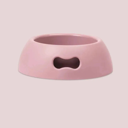 Stor matskål til hund og katt - rosa - Dyrekompaniet