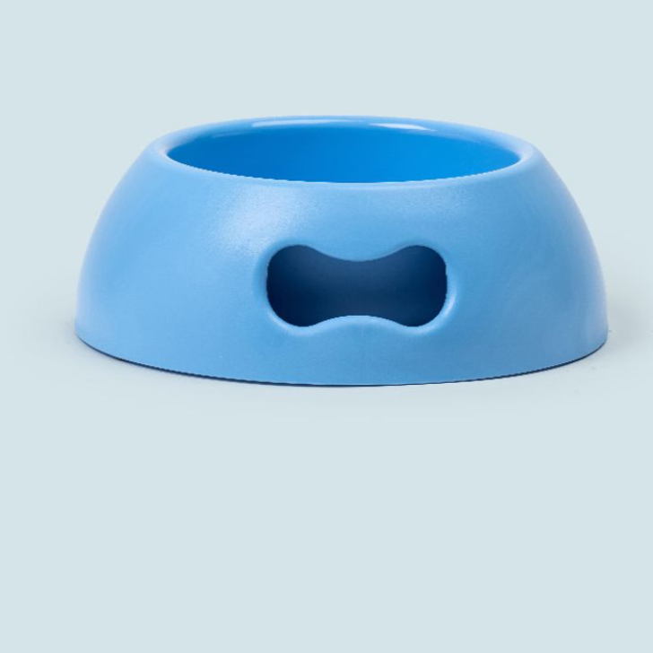 Stor matskål til hund og katt - blå - Dyrekompaniet