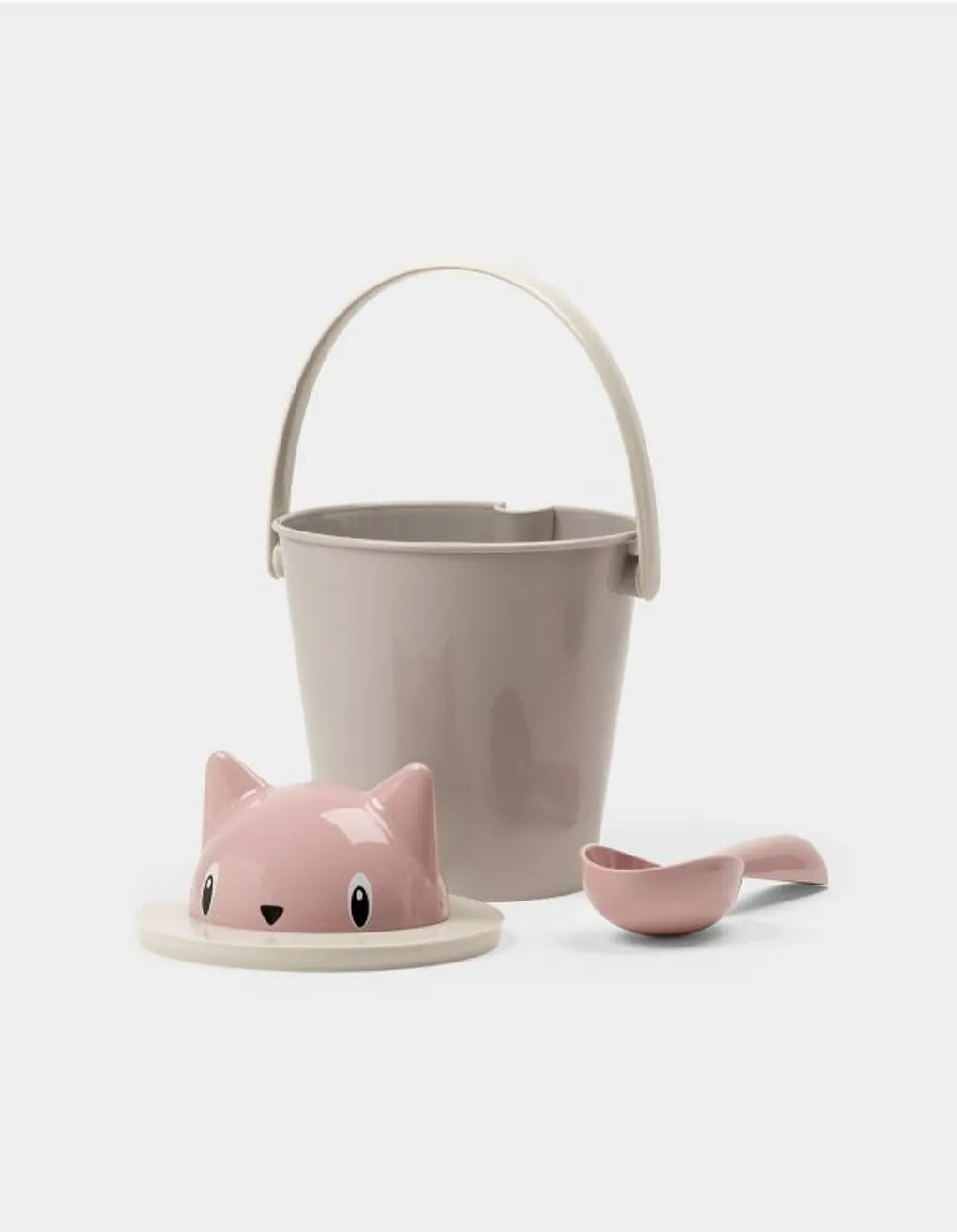 Oppbevaring tørrfor katt beige/rosa - Dyrekompaniet