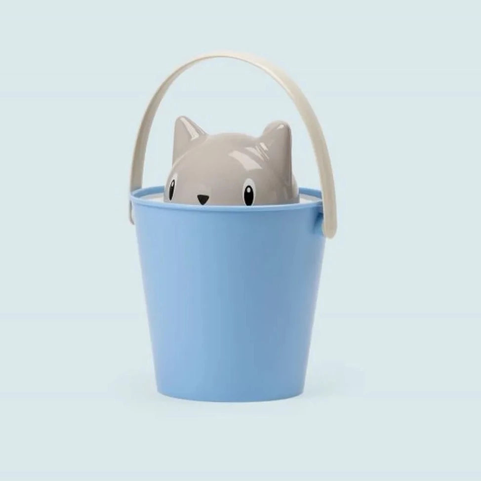 Oppbevaring tørrfor katt blå/beige - Dyrekompaniet