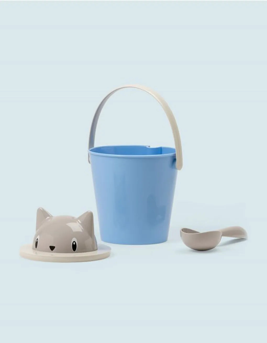 Oppbevaring tørrfor katt blå/beige - Dyrekompaniet