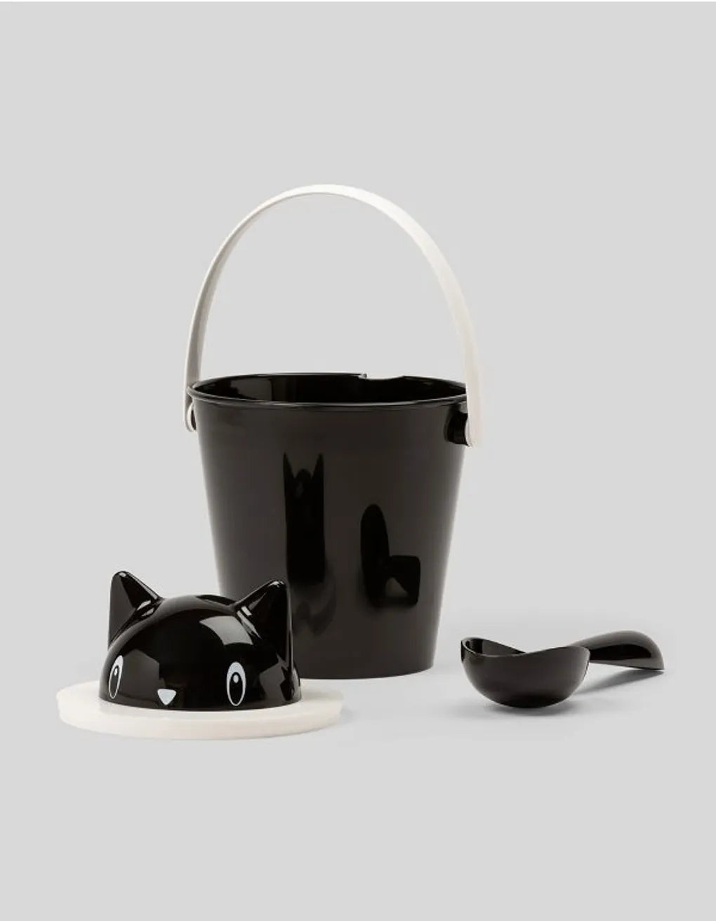 Oppbevaring tørrfor katt svart - Dyrekompaniet