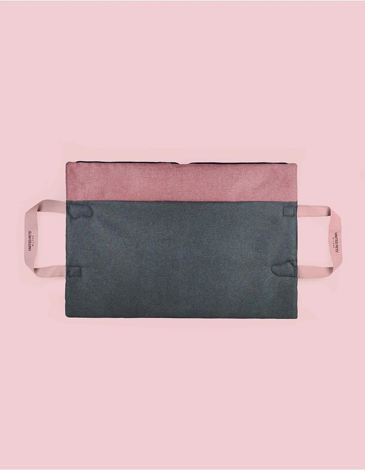 Sammenleggbar reiseseng til hund grå/rosa - Dyrekompaniet