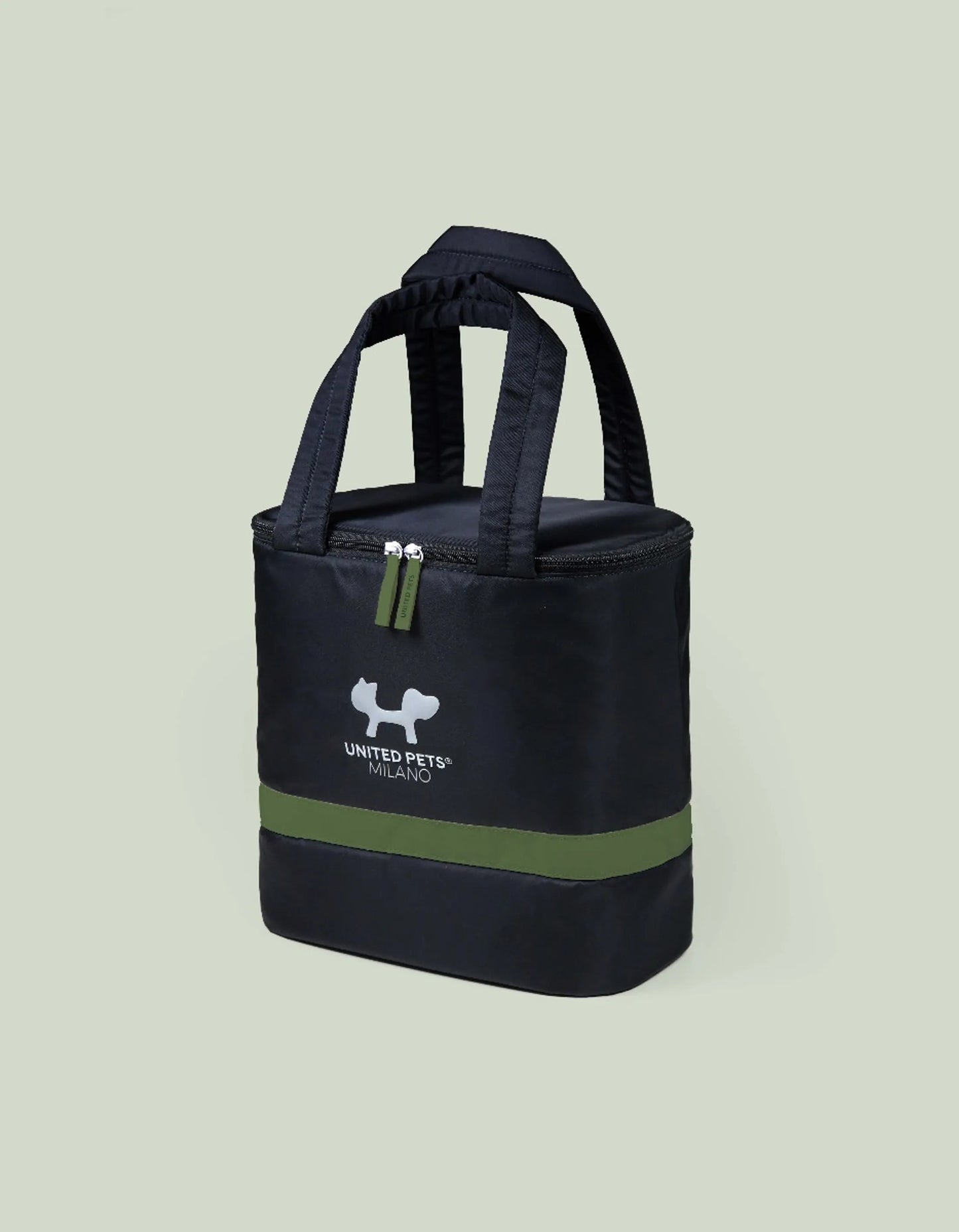 Reiseveske til hund og katt svart/grønn - Dyrekompaniet