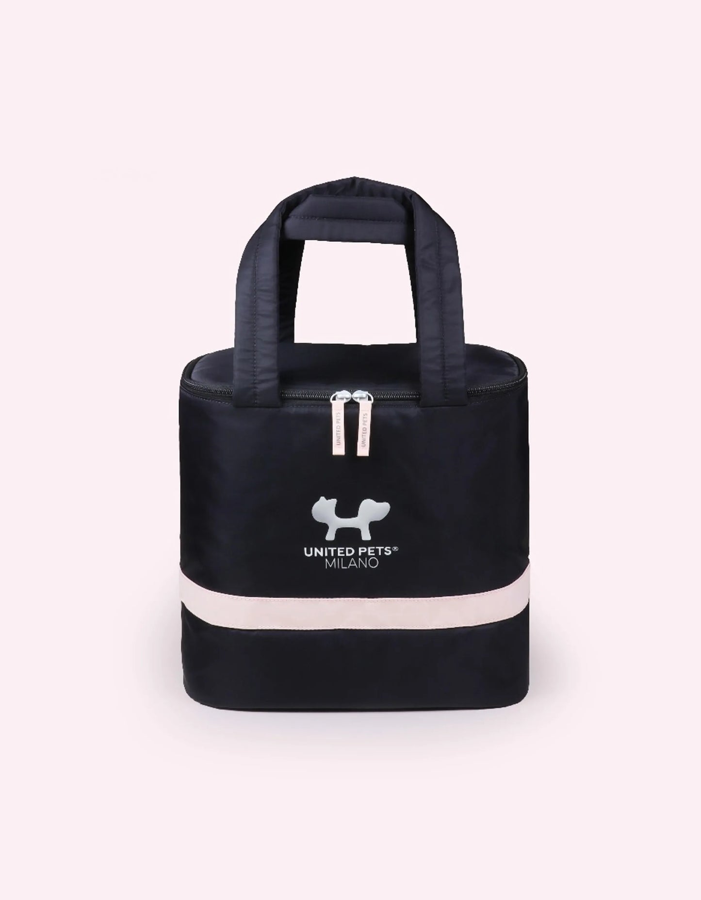 Reiseveske til hund og katt svart/rosa - Dyrekompaniet