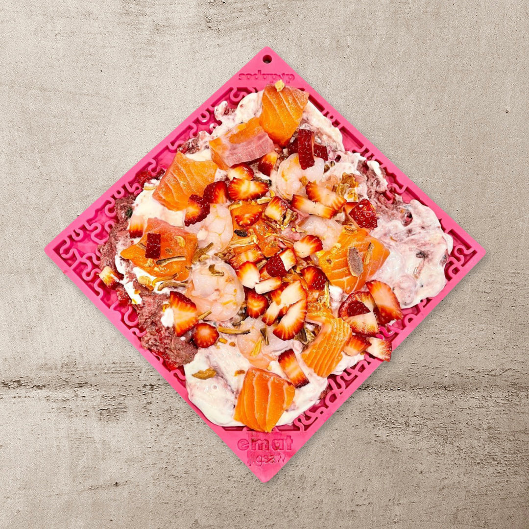 Slikkematte puslespill - Dyrekompaniet