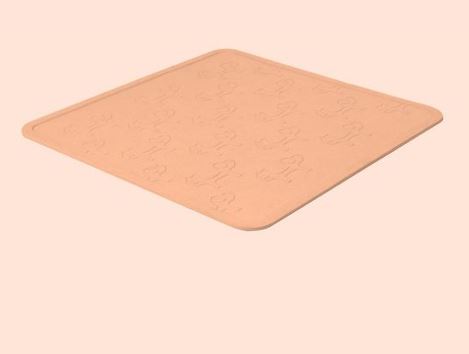 Stor spisematte/spiseunderlag til hund og katt - Dyrekompaniet