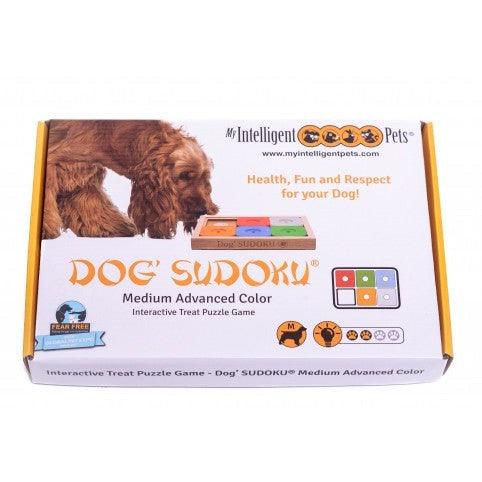 Hjernetrim hund - Sudoku 5 brikker i farger - Dyrekompaniet
