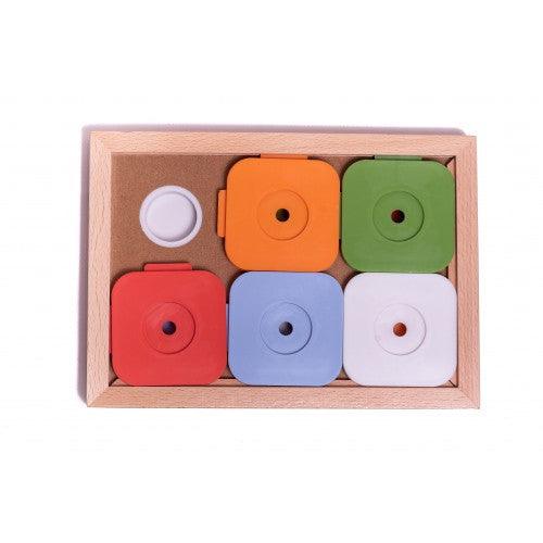 Hjernetrim hund - Sudoku 5 brikker i farger - Dyrekompaniet