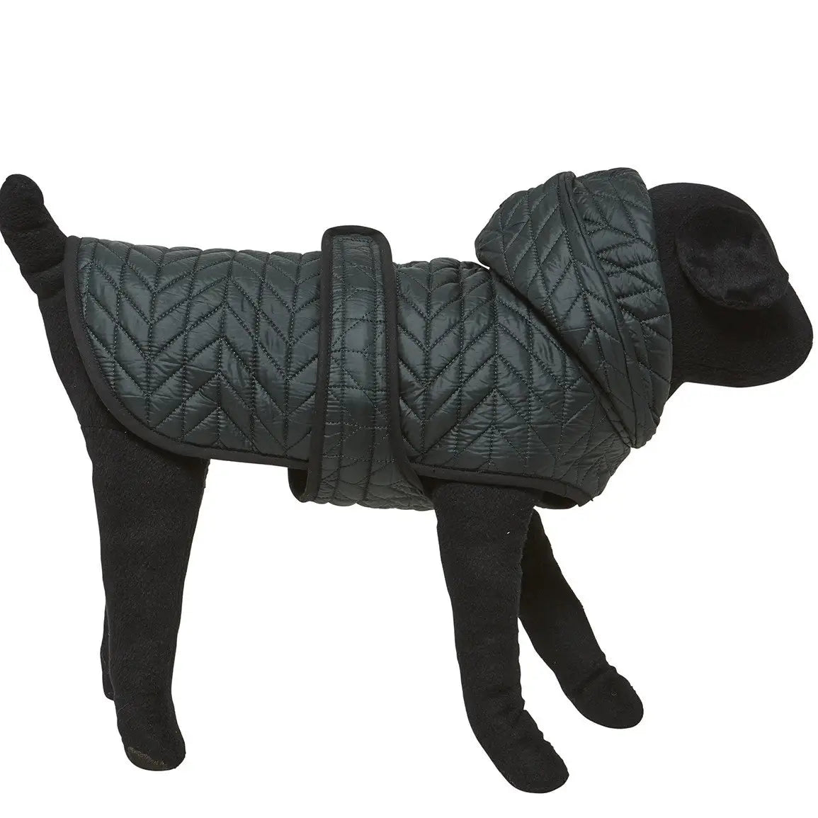 Vinterjakke til hund - mørk grønn - Dyrekompaniet